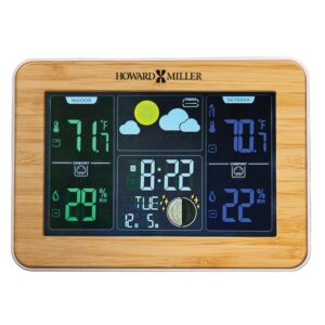 Bamboo Weather Station Alarm Clock product image 1
