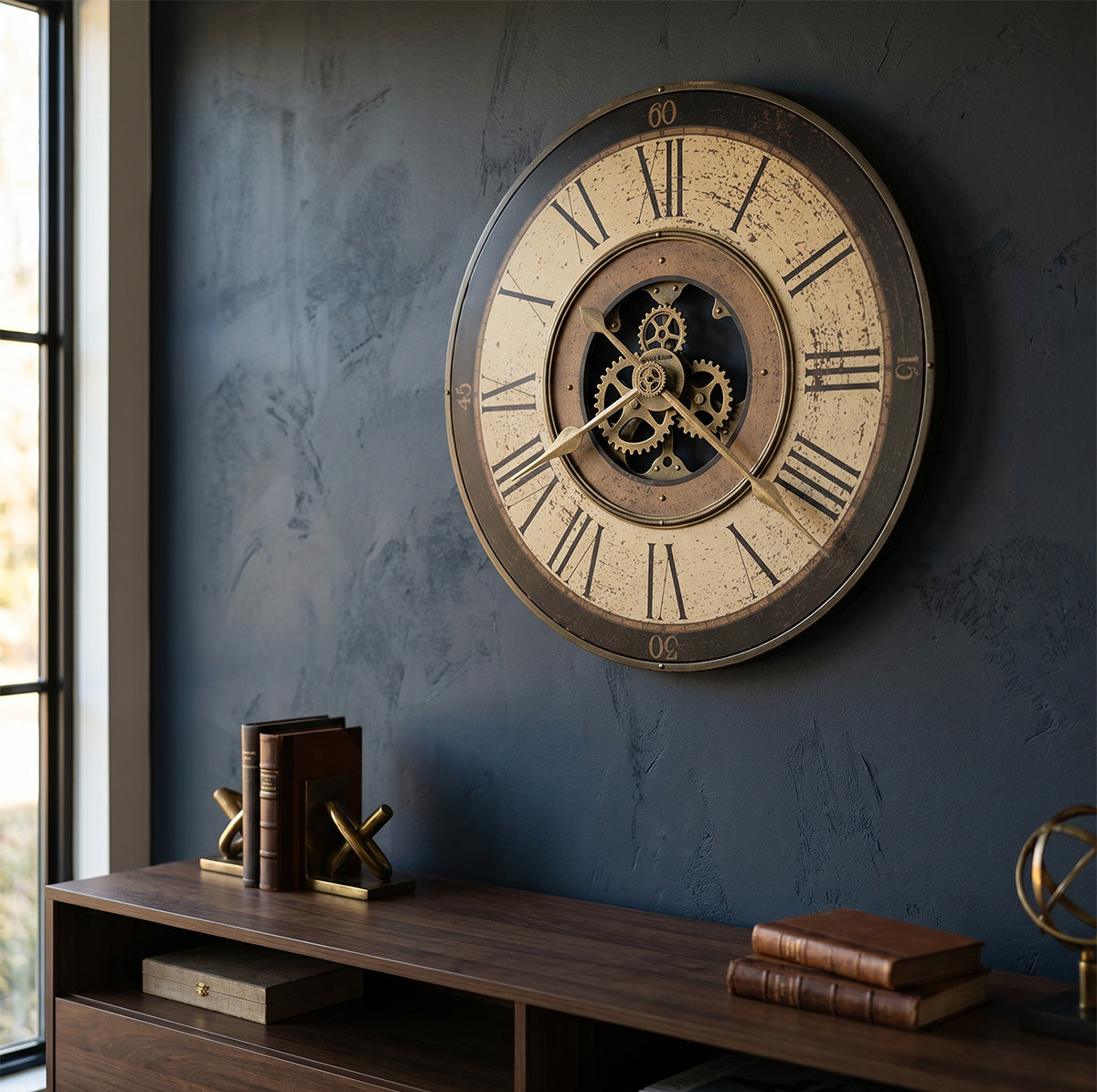 Brass Works Wall Clock
