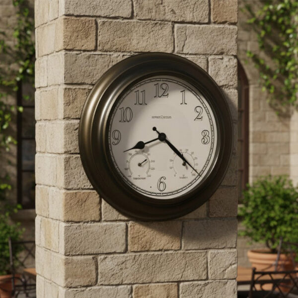 Briar Outdoor Wall Clock