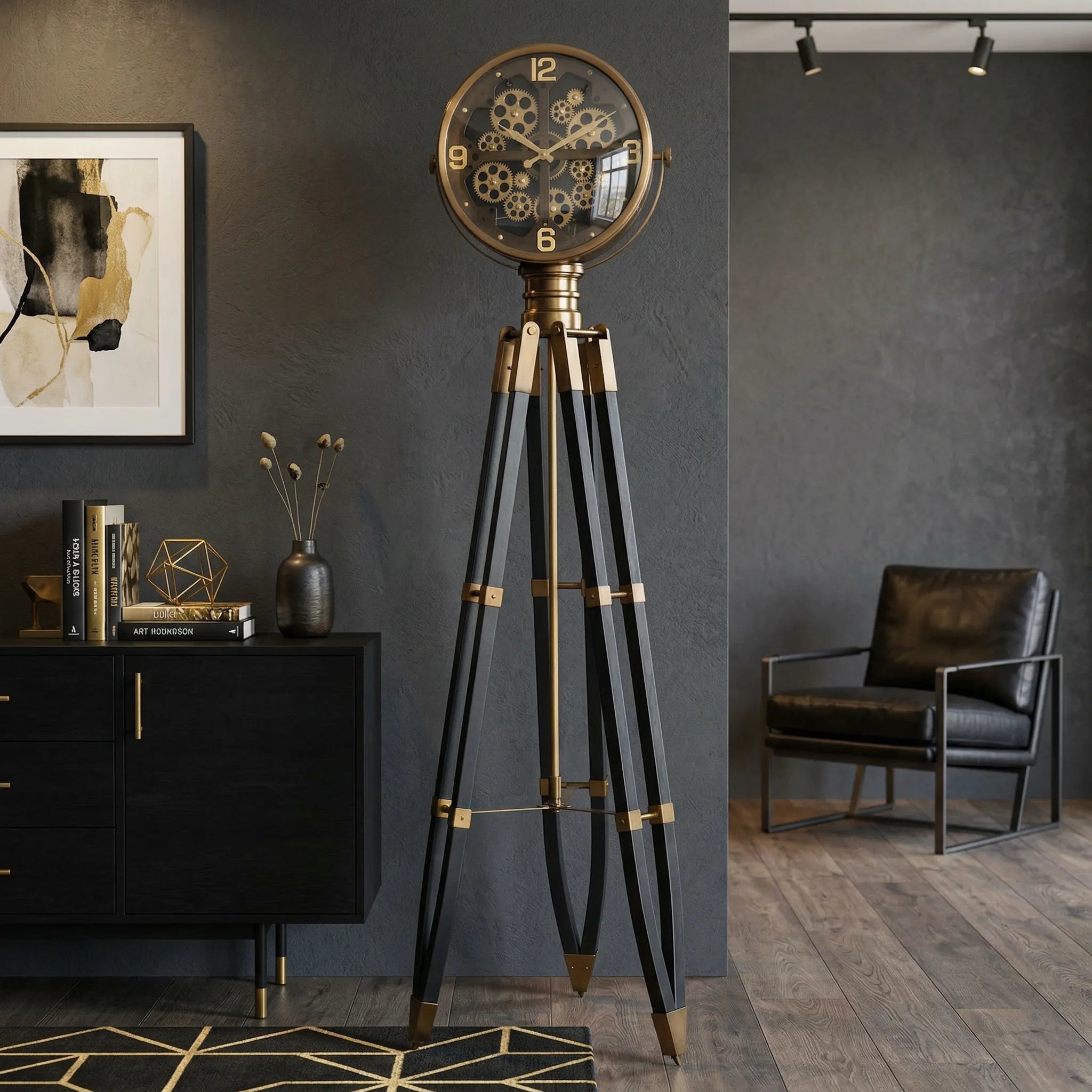 Caspian II Tripod Grandfather Clock