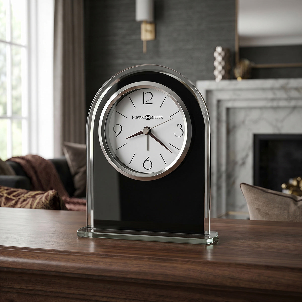 Ebony Luster Tabletop Clock