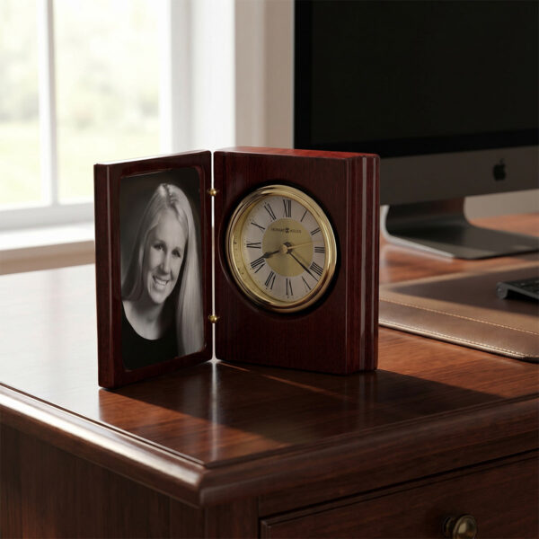 Portrait Book Tabletop Clock