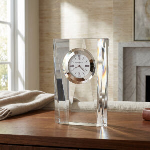 Faceted Crystal Table Clock — view 1